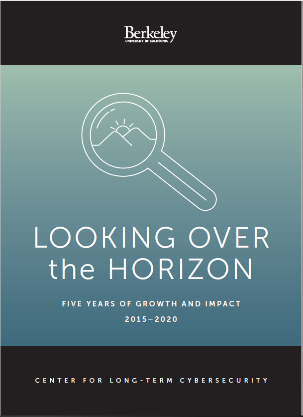 Cover of CLTC's report, Looking Over the Horizon: Five Years of Growth and IMpact