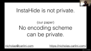 (Non-)Private Machine Learning Presentation Slide