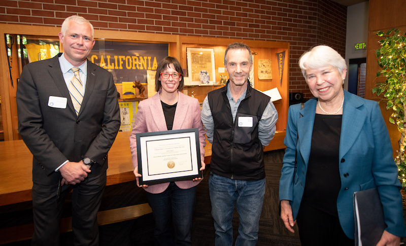 Chris Hoofnagle, Ann Cleaveland, Steve Weber, Carol Christ