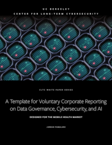 cover of the corporate reporting report