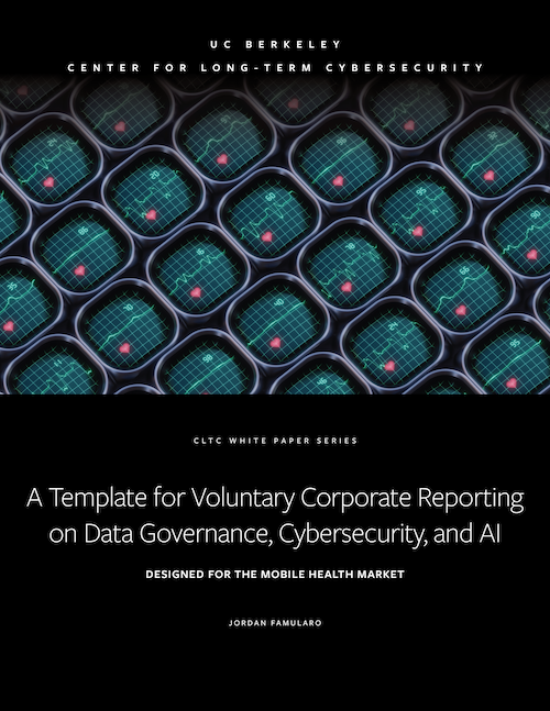 cover of the corporate reporting report