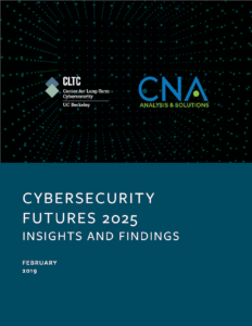 Cover of cybersecurity futures 2025 report